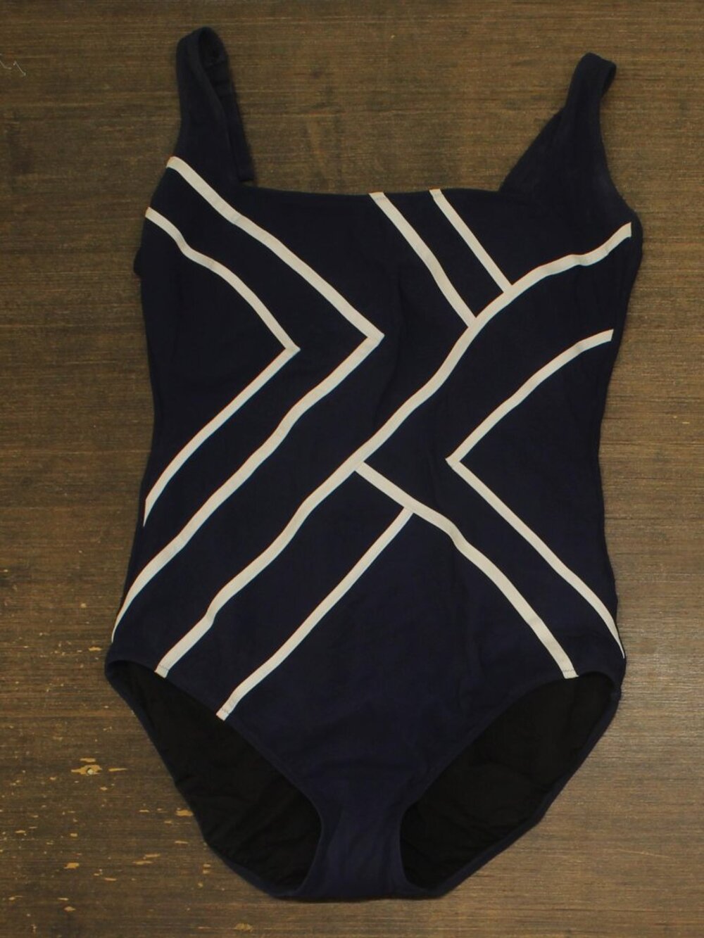 Gottex Navy Blue Standard Mirage One Piece Swimsuit Mm172Ur Navy Blue